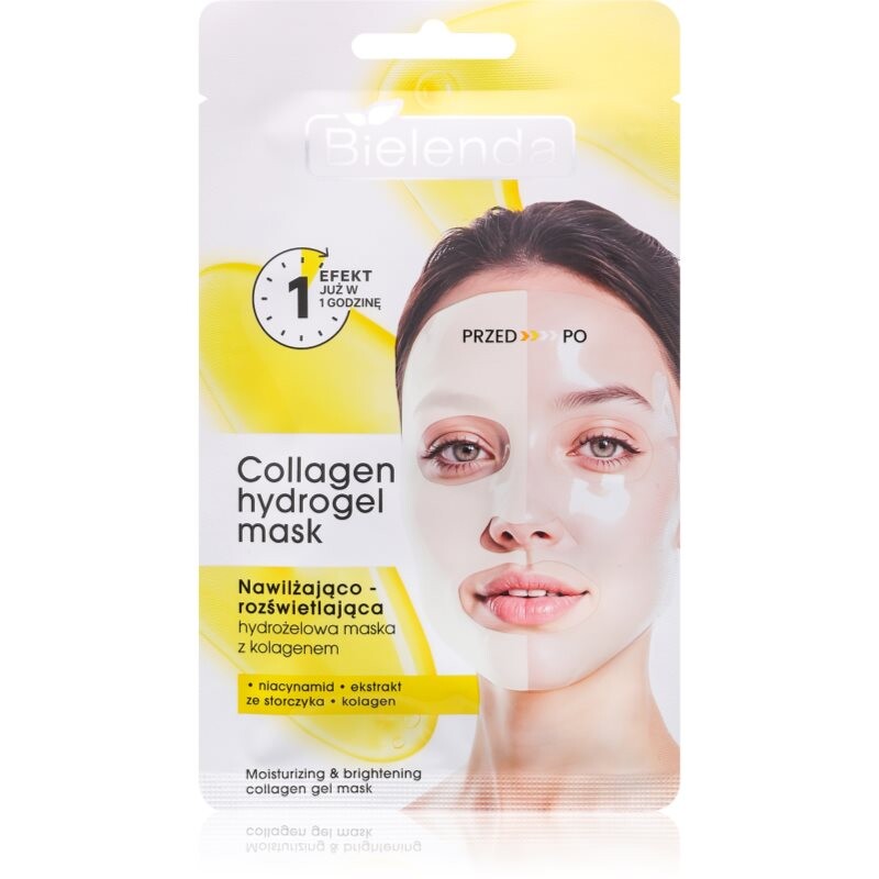 Bielenda Collagen Hydrogel Mask hydrogélová maska s kolagénom 1 ks
