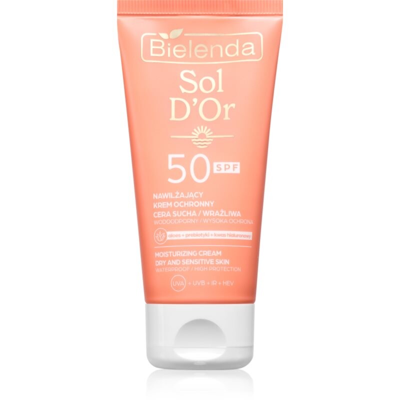 Bielenda Sol D’or opaľovací krém na tvár SPF 50 50 ml