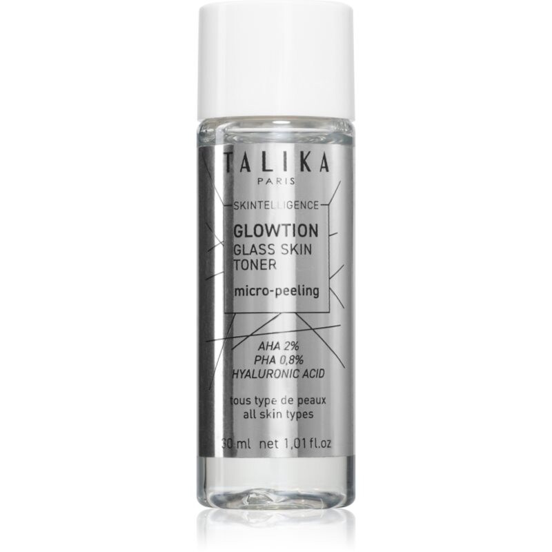 Talika Skintelligence Glowtion jemné exfoliačné mlieko s kyselinou hyalurónovou 30 ml
