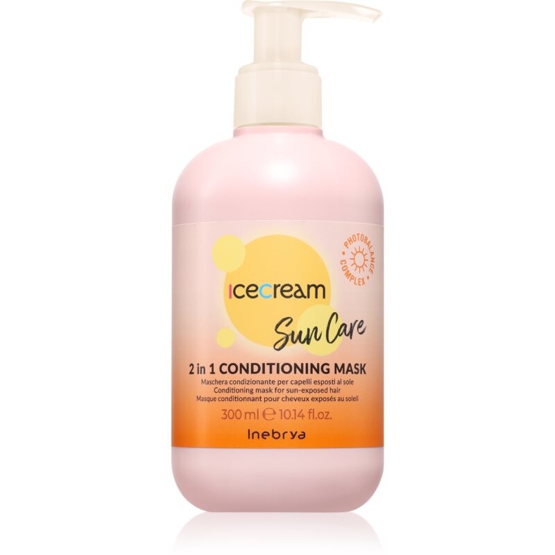 Inebrya Sun Care 2 in 1 Conditioning Mask maska na vlasy pre vlasy namáhané slnkom 300 ml