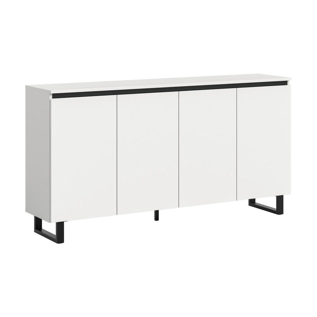 Livetastic ŠIROKÁ KOMODA, biela, 160/84/36 cm