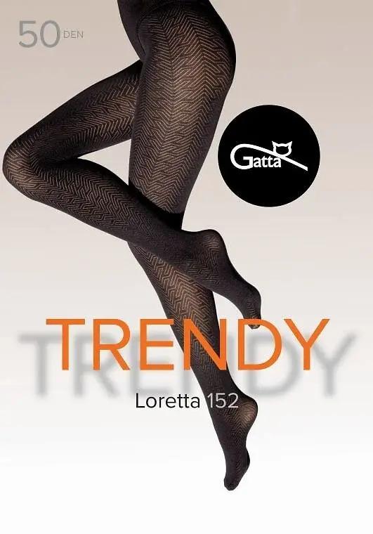 Pančuchy Gatta Loretta 152 50 den 2-4 nero 2-S