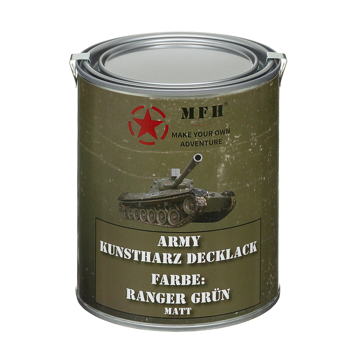Farba v plechovke MFH 1 liter - ranger green
