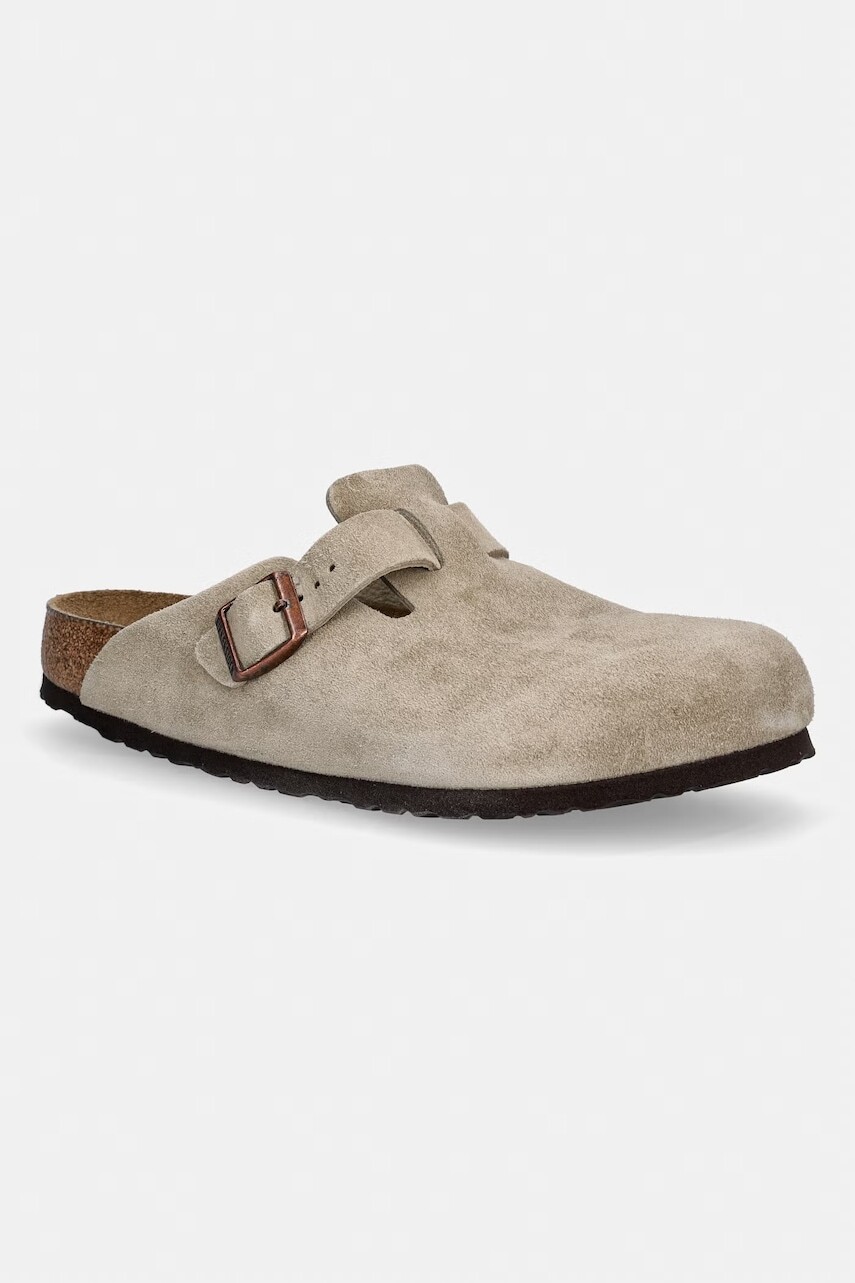 Birkenstock šľapky pánske semišové Boston