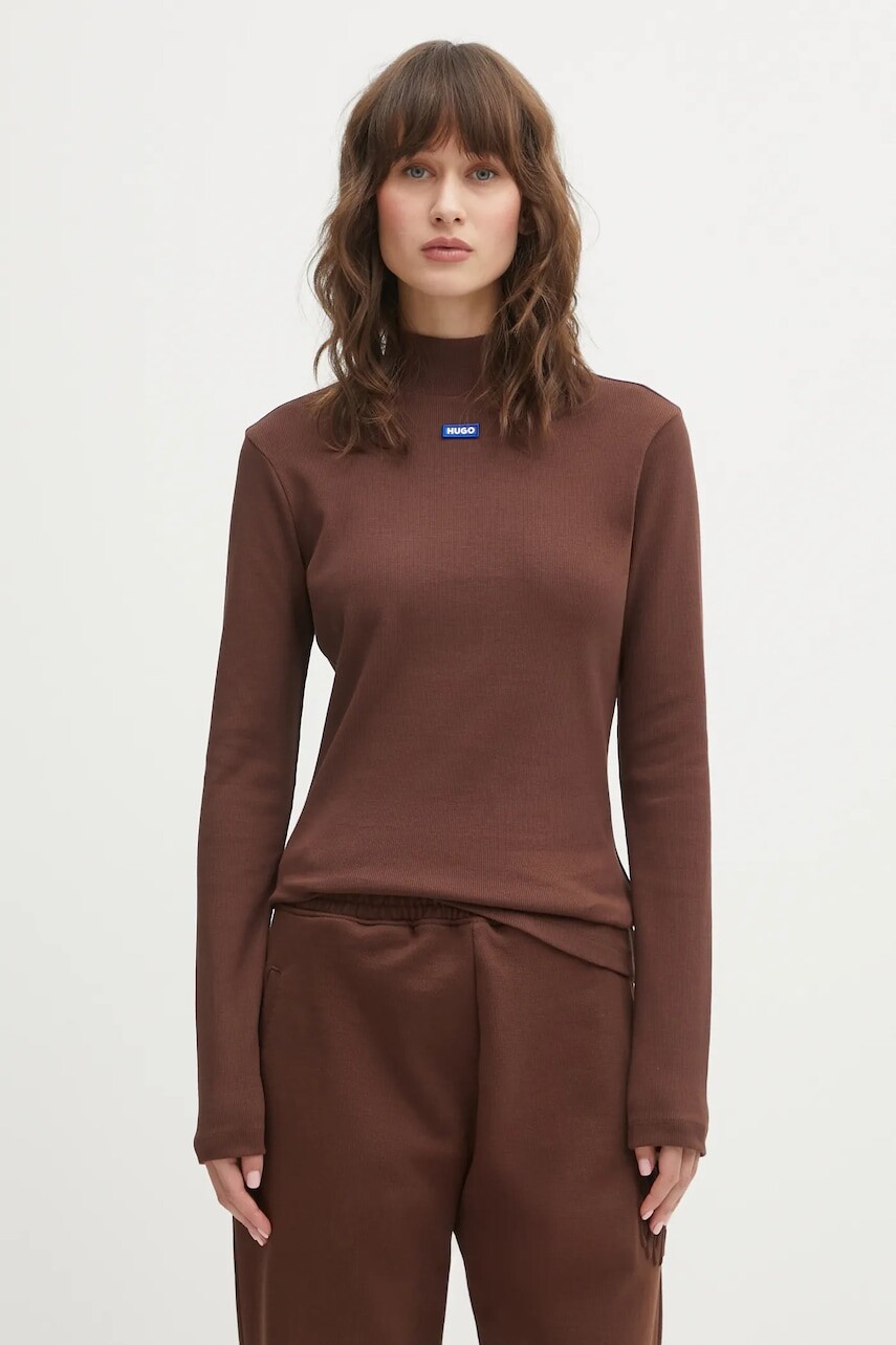 Tričko s dlhým rukávom Hugo Blue Easy Longsleeve_B