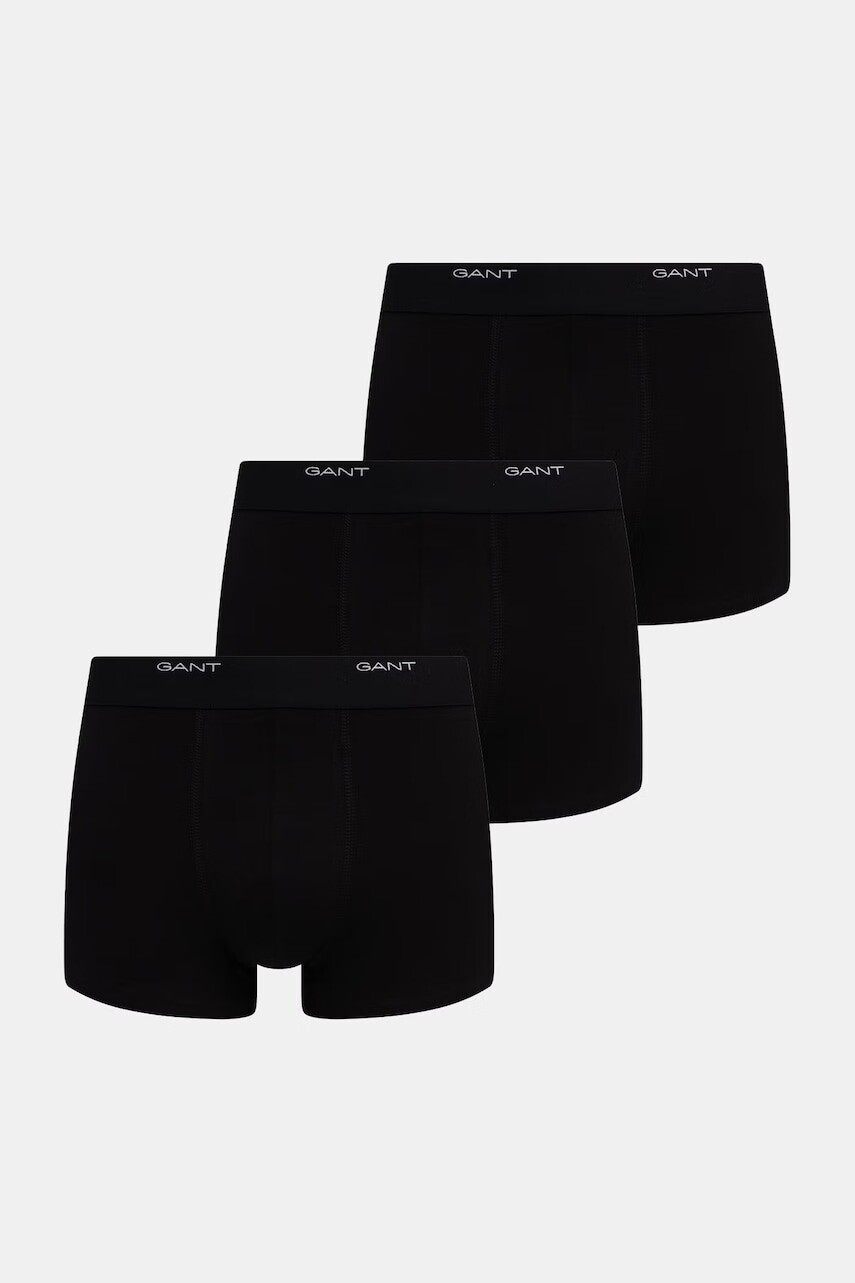 Gant priliehavé boxerky pánske bavlnené s elastanom 3-pak