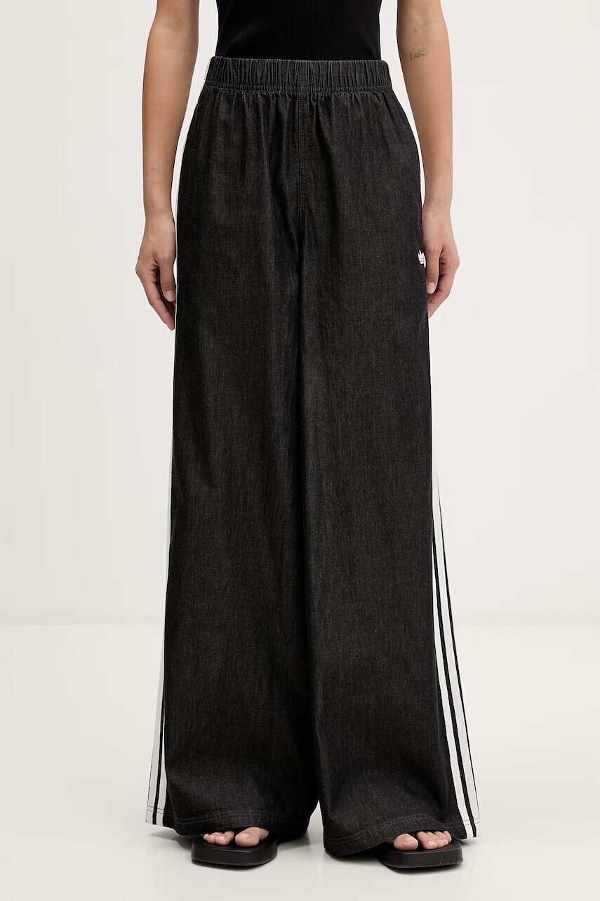 adidas Originals nohavice rovné dámske bavlnené