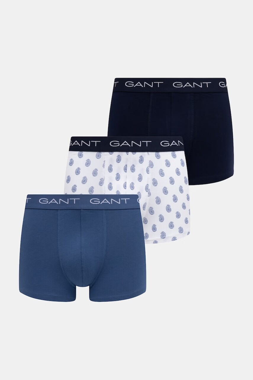 Gant boxerky pánske s bavlnou 3-pak