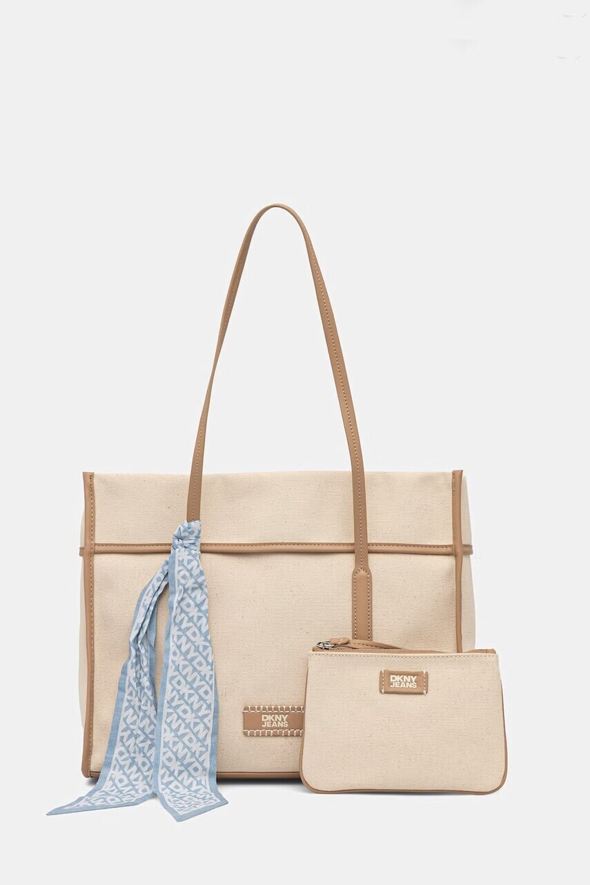 DKNY kabelka typu tote dámska bavlnená