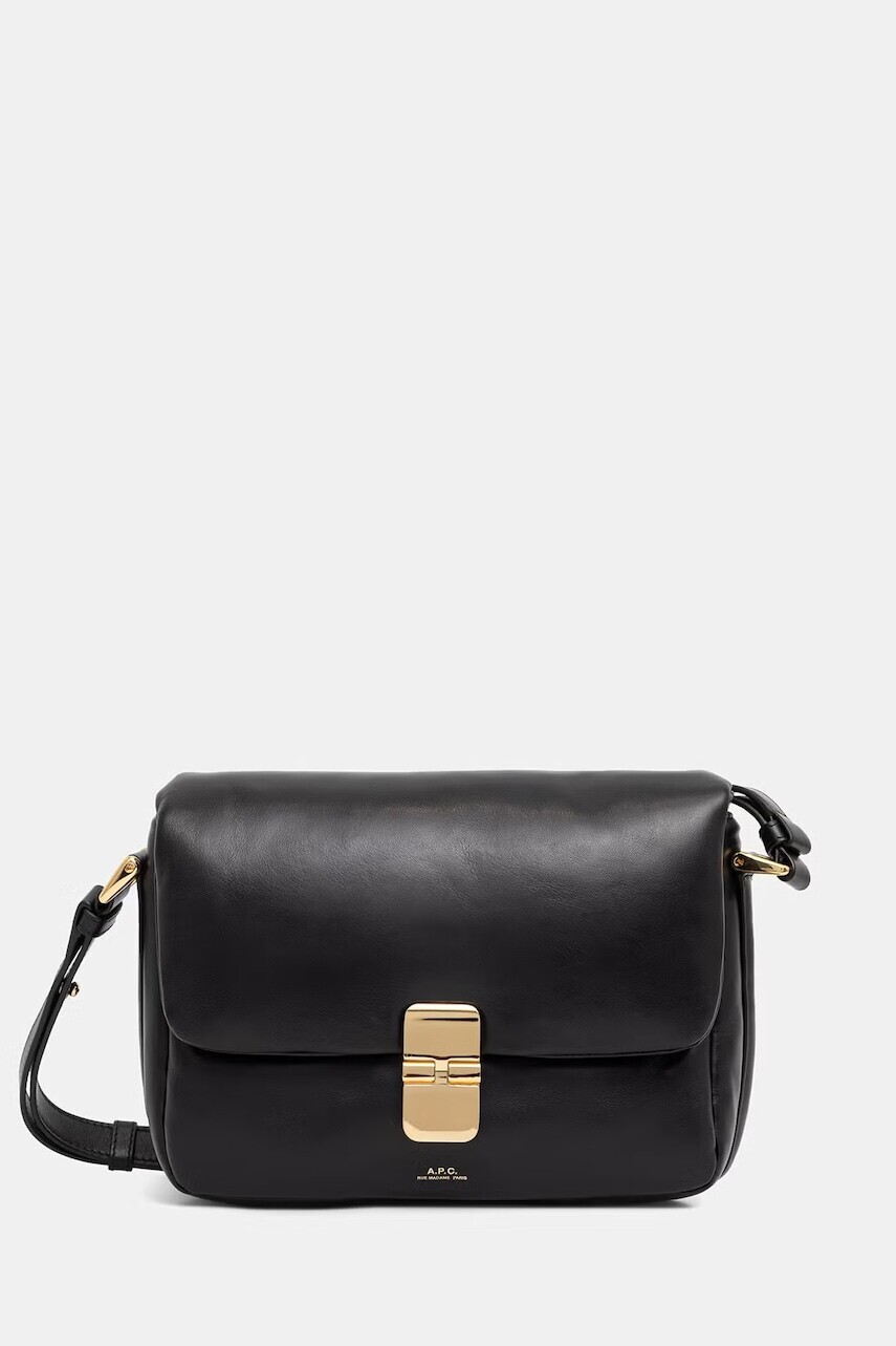 A.P.C. crossbody kabelka dámska kožená sac grace soft