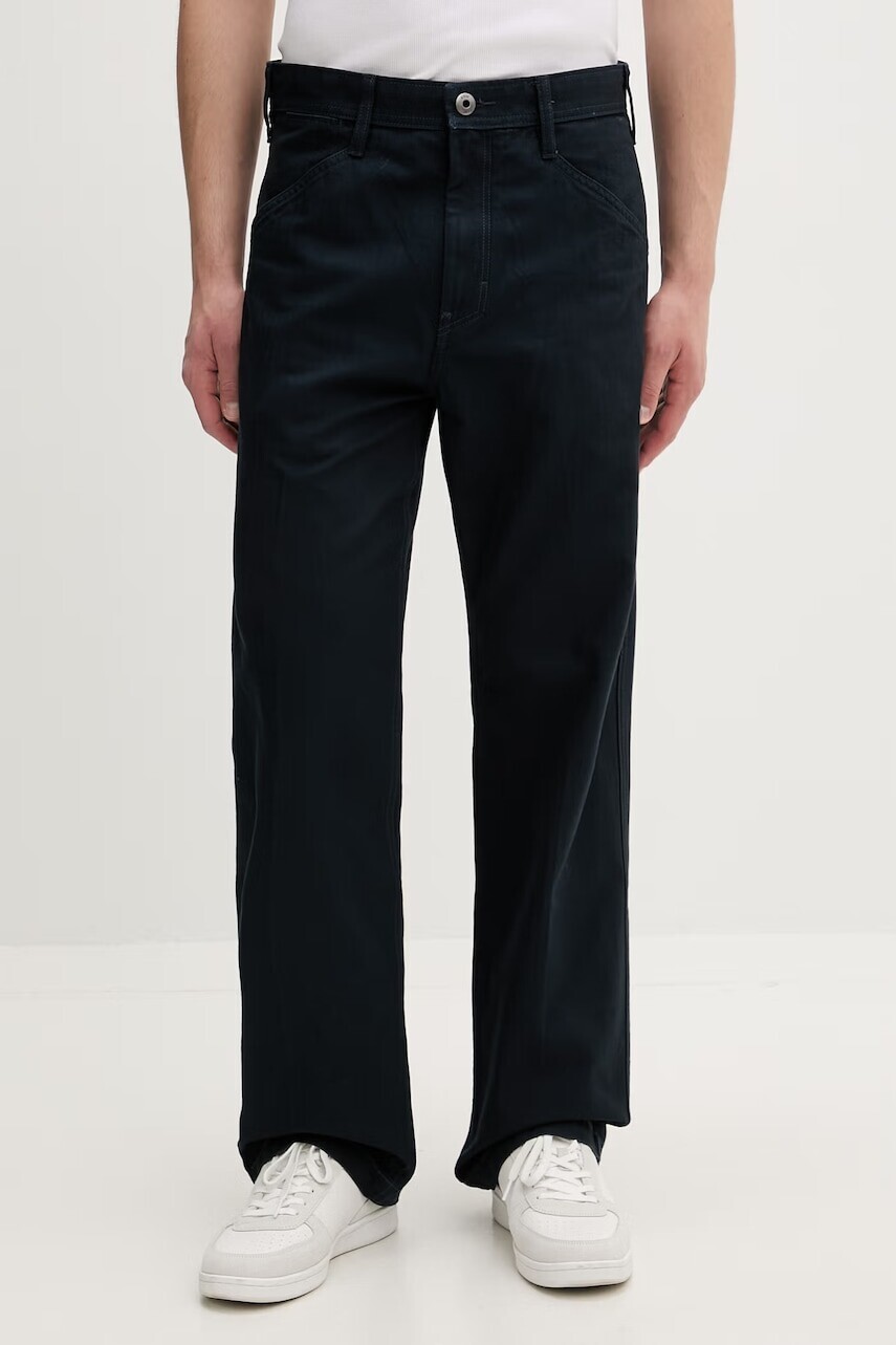 G-Star nohavice regular pánske bavlnené 5pkt Relaxed Straight