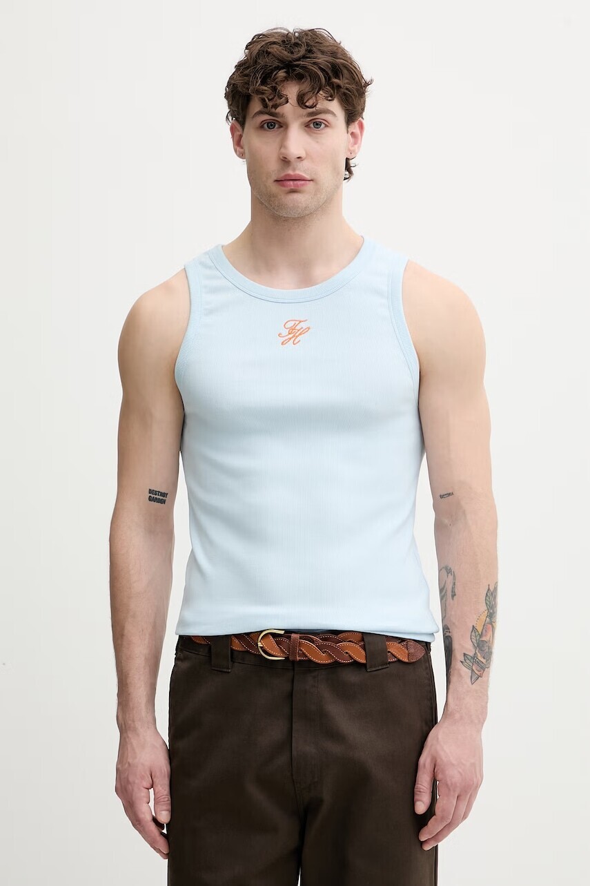 Tommy Hilfiger top pánsky bavlnený s elastanom SUMMER