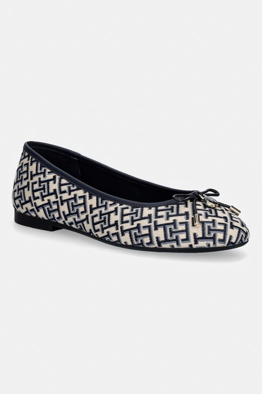Tommy Hilfiger baleríny TH CHARM JACQUARD BALLERINA