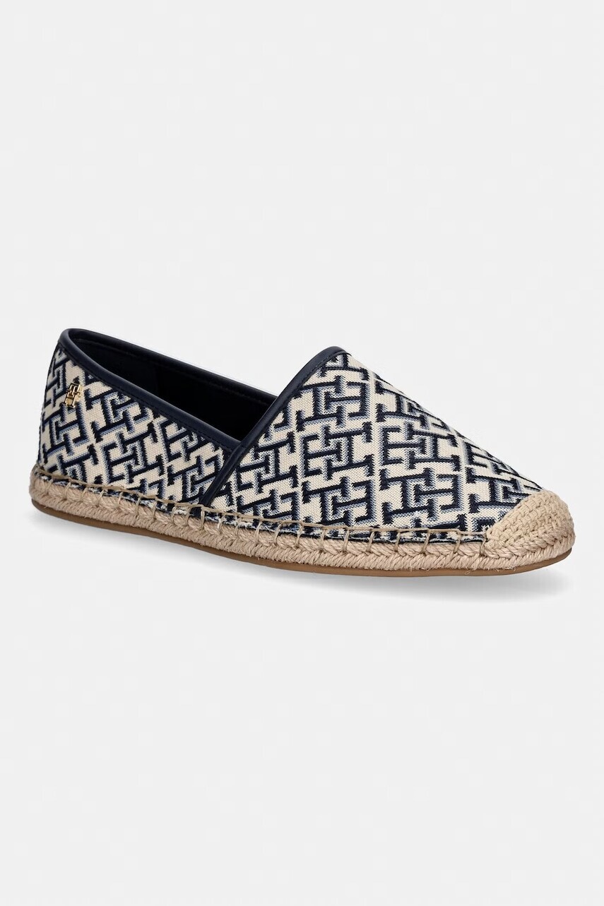 Tommy Hilfiger espadrilky dámske TH MONOGRAM JACQUARD ESPADRILLE