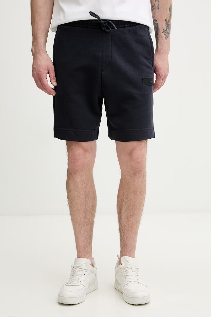 BOSS Green teplákové šortky pánske s bavlnou JT_Shorts