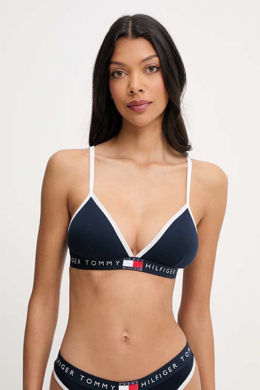 Tommy Hilfiger trojuholníková podprsenka s bavlnou