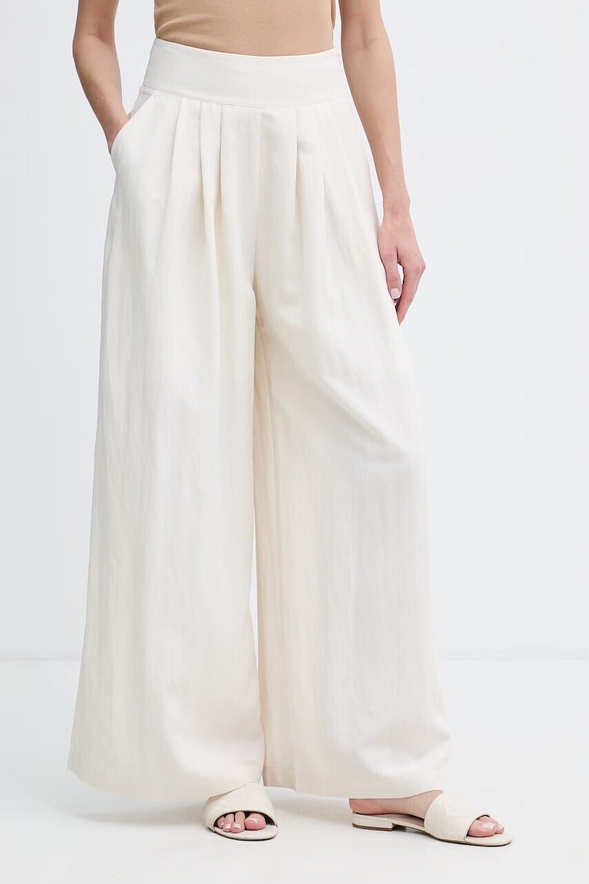 Sisley nohavice culottes dámske s viskózou