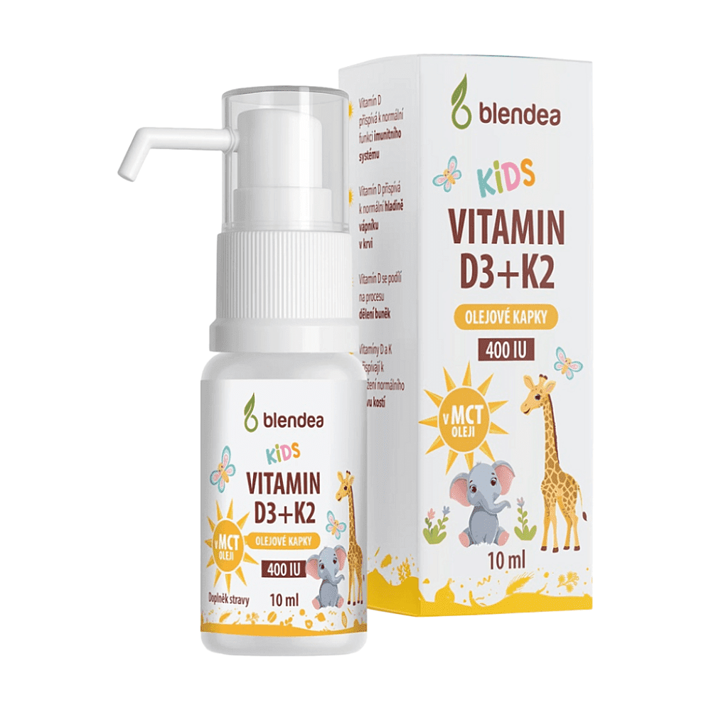 BLENDEA Vitamín D3 + K2 kvapky pre deti 10 ml