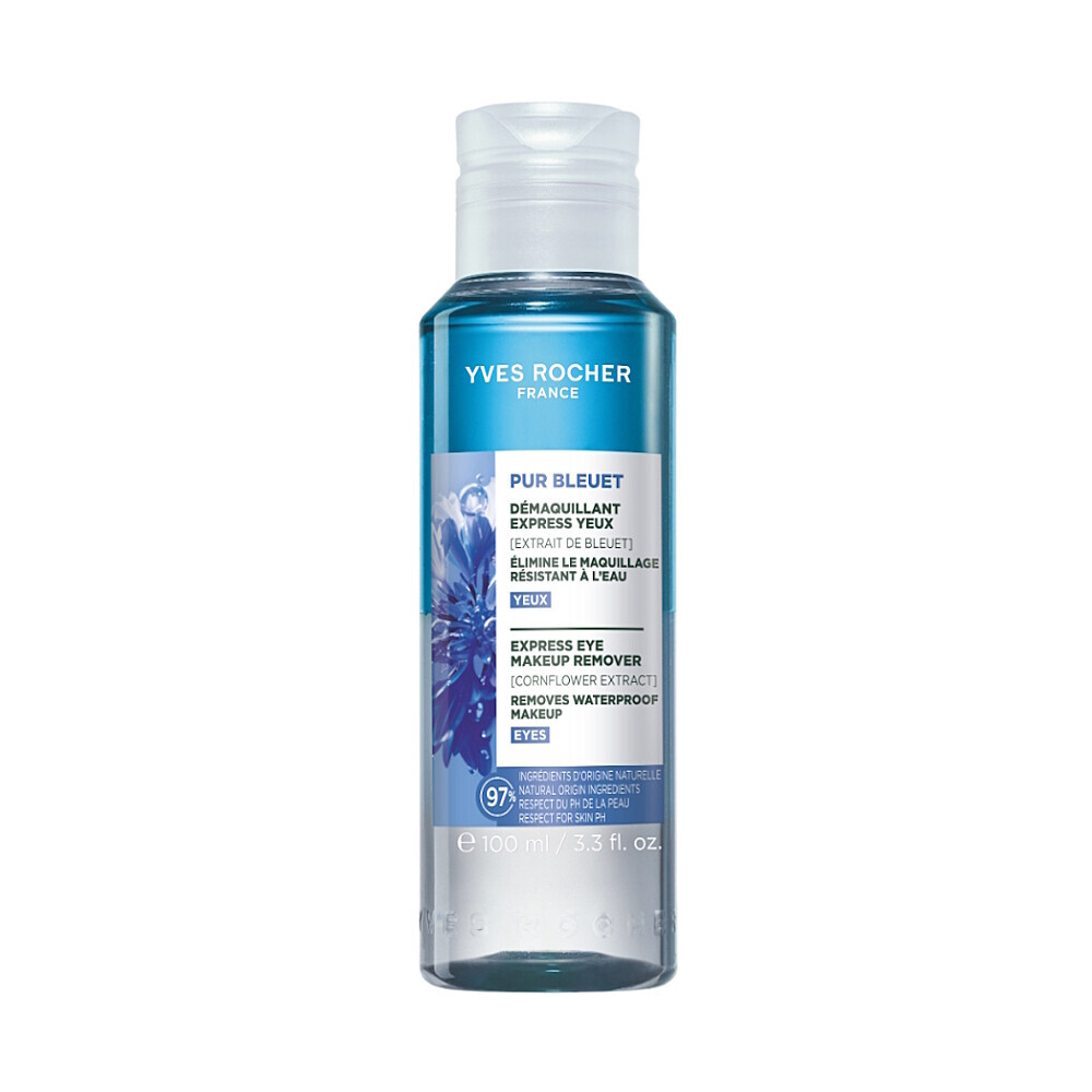 YVES ROCHER Pur Bleuet expresný odličovač na oči s nevädzou 100 ml