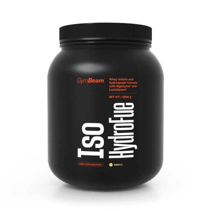 GymBeam Iso HydroFue srvátkový proteín vanilka