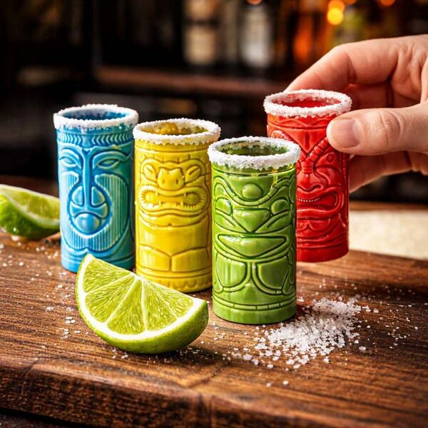 Poldecáky Tiki (4 kusy)