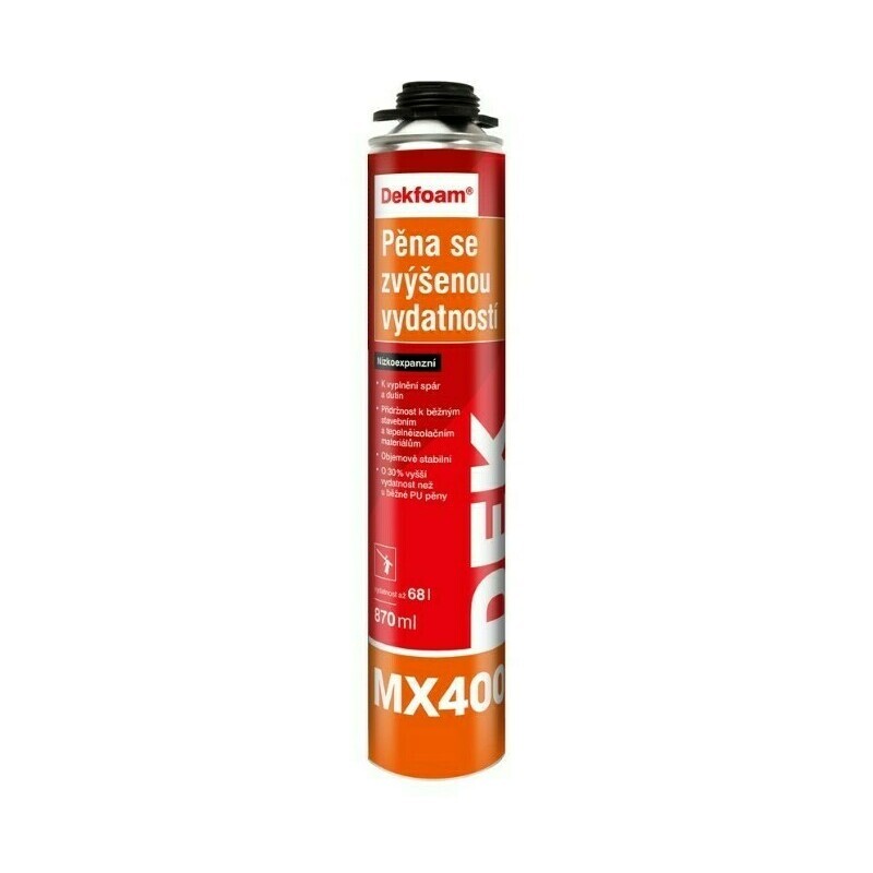 Pena so zvýšenou výdatnosťou MX400 DEKFOAM
