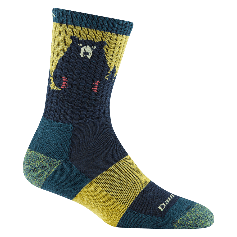 Darn Tough BEAR TOWN MICRO CREW LIGHTWEIGHT WITH CUSHION dark teal Veľkosť: M (38-40) 642249212662