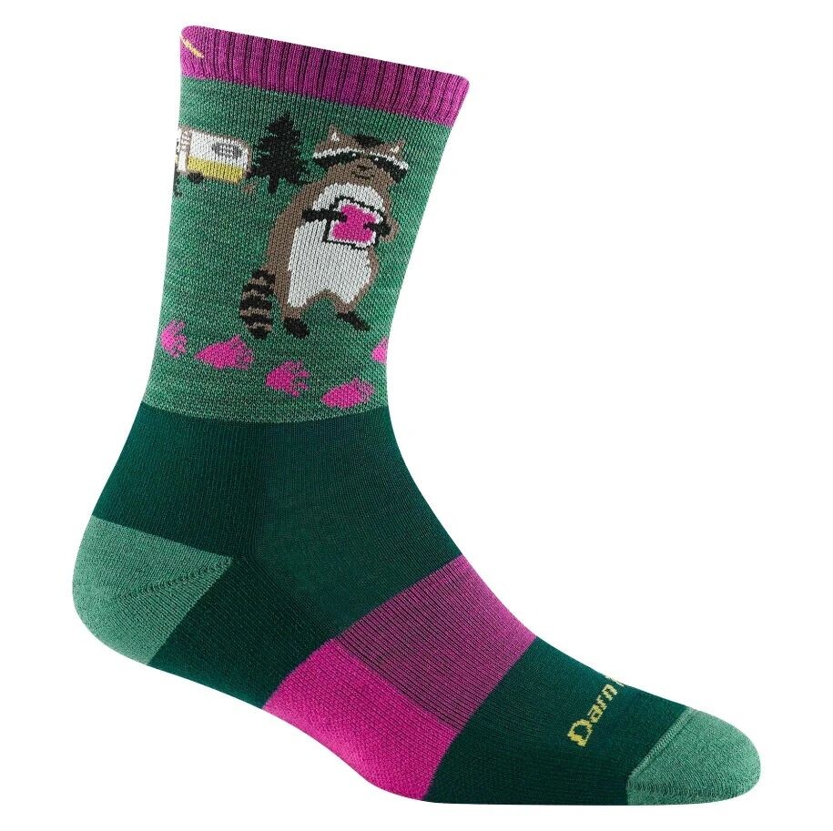 Darn Tough Critter Club Micro Crew Lightweight with Cushion Moss Veľkosť: (42-45) L 642249212761