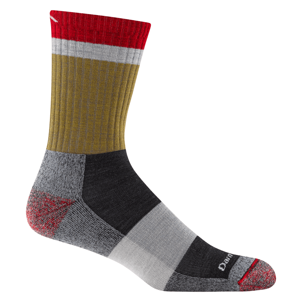 Darn Tough Heady Stripe Micro Crew Lightweight with Cushion Ash Veľkosť: (38-41) M 642249135817