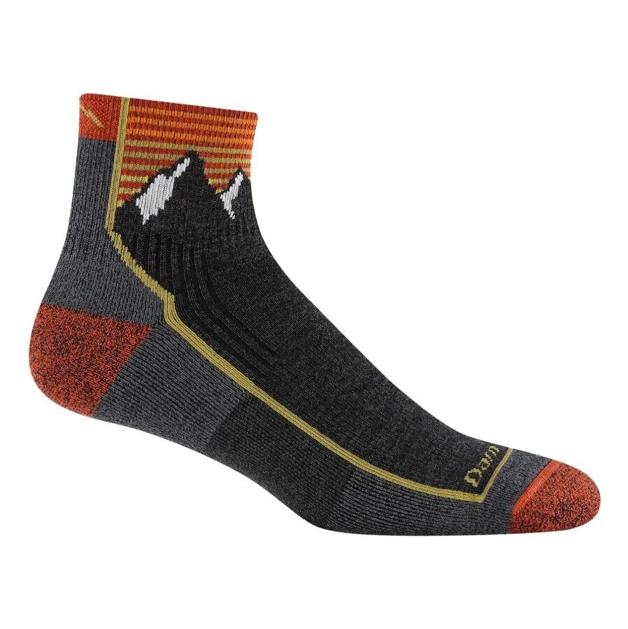 Darn Tough HIKER QUARTER MIDWEIGHT WITH CUSHION mountain gray Veľkosť: XL (46-49) 642249235432