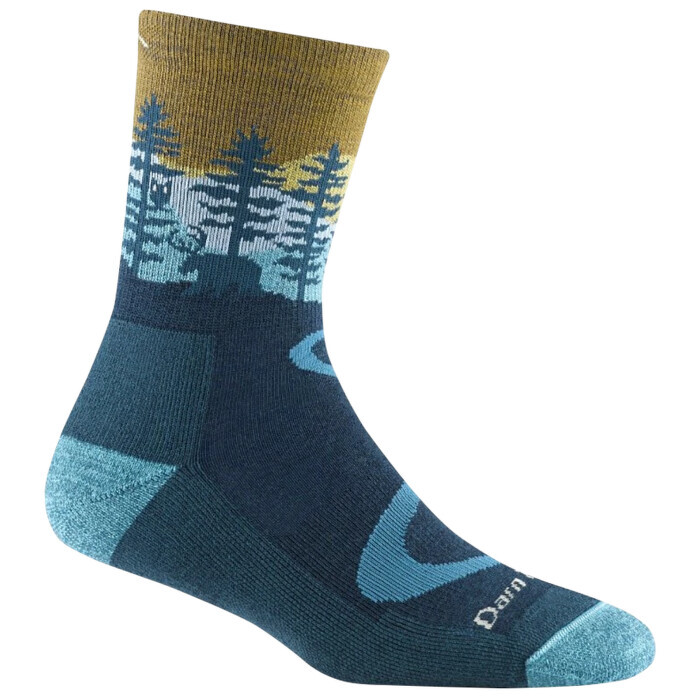 Darn Tough NORTHWOODS MICRO CREW MIDWEIGHT WITH CUSHION dark teal Veľkosť: M (38-40) 642249213263