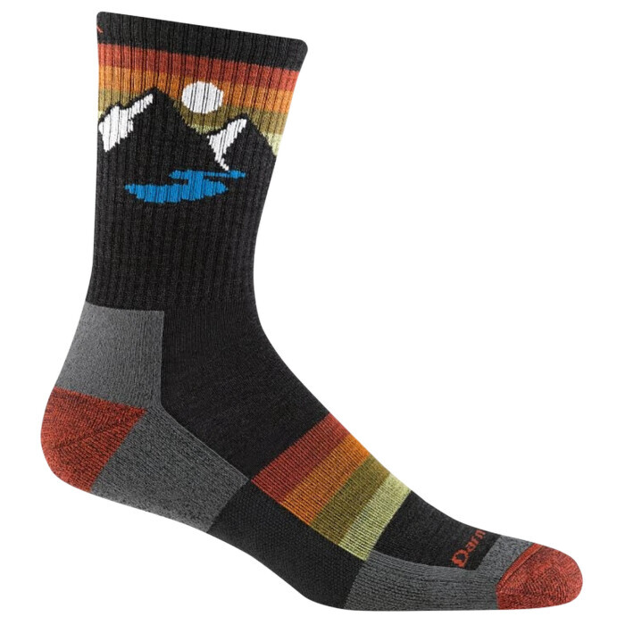 Darn Tough SUNSET RIDGE MICRO CREW LIGHTWEIGHT WITH CUSHION charcoal Veľkosť: L (43-45) 642249181845