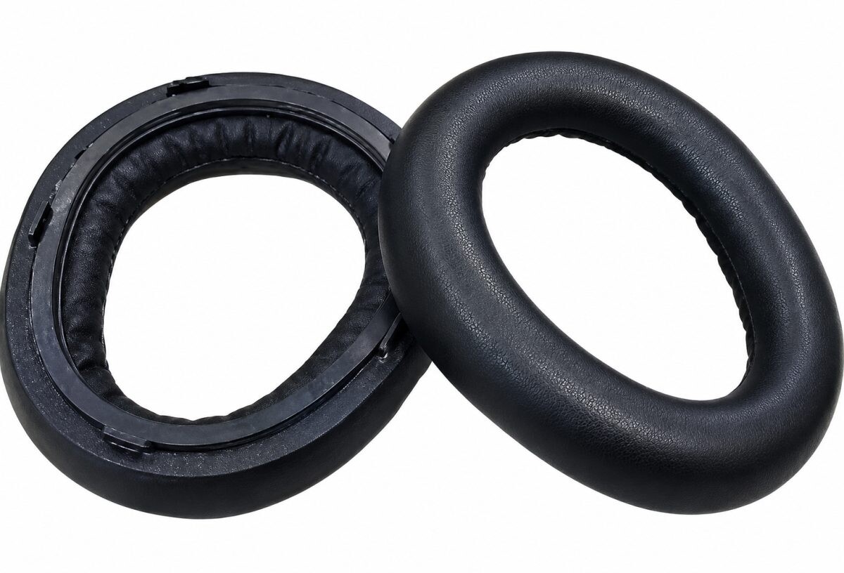 Náhradné náušníky pre slúchadlá Beyerdynamic AVENTHO 300 - čierne, kožené