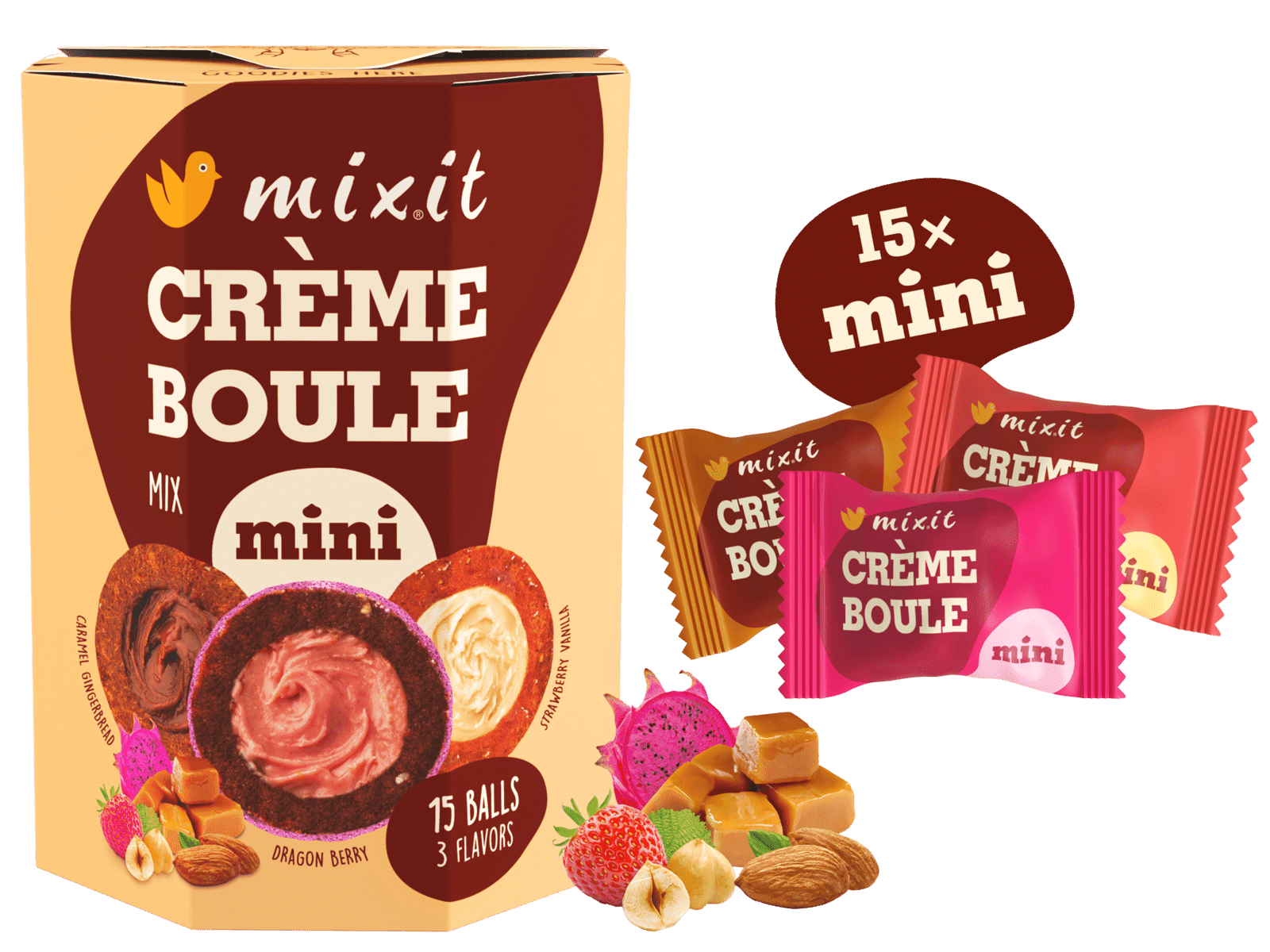 MIXIT Mini Créme hrče – Mix