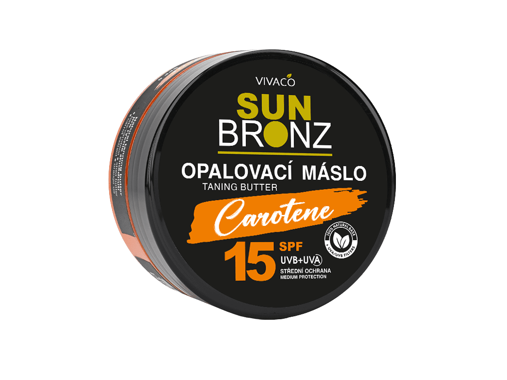 VIVACO Sun bronz Opaľovacie maslo SPF 15 Carotene 150 ml