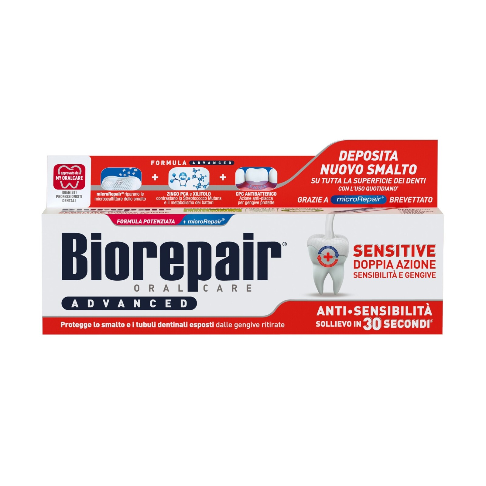 Biorepair Zubná pasta Advanced Sensitivity Toothpaste 75 ml