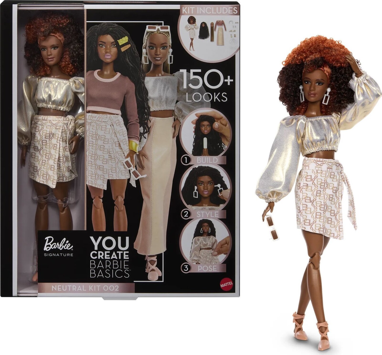 Barbie Signature You Create Barbie Bacics Neutral kit 002