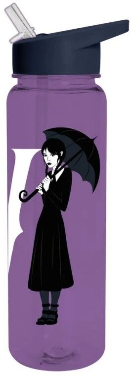 Wednesday – Raven and Umbrella – plastová fľaša na nápoje