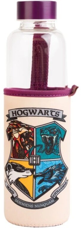 Harry Potter – Erb of Hogwarts – sklenená fľaša na nápoje