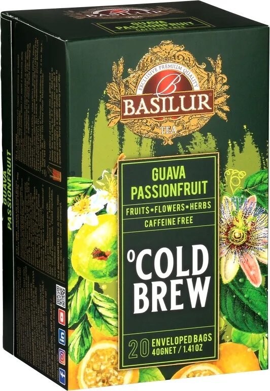 BASILUR Cold Brew Guava Passionfruit obal 20× 2 g