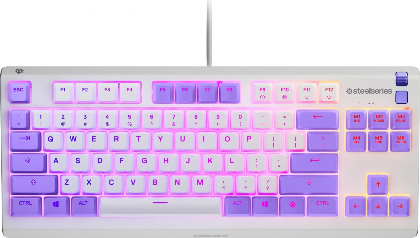 SteelSeries Apex 3 TKL Amethyst UK