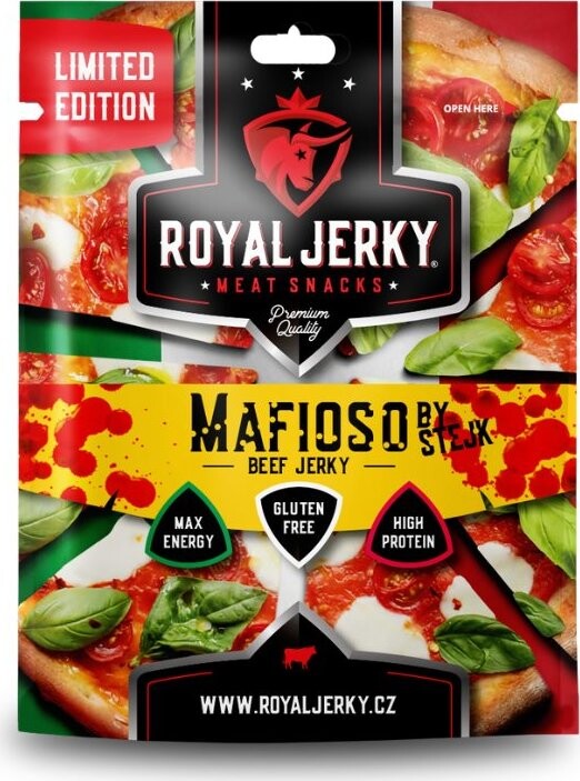 ROYAL JERKY Hovädzie sušené mäso Mafioso 22 g