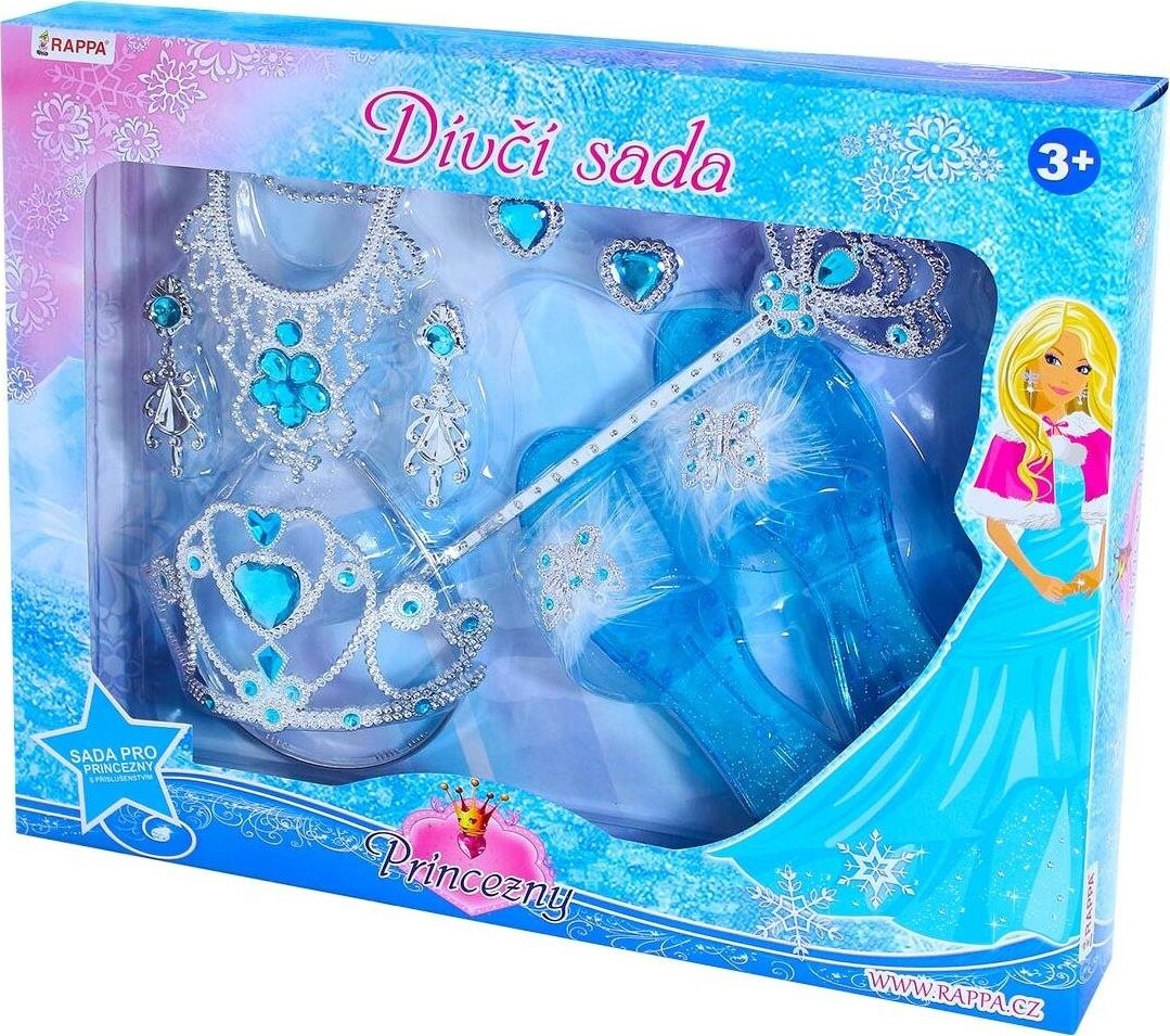 Rappa dievčenská sada s črievičkami pre princezné