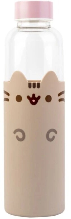 Pusheen – Happy Cat – sklenená fľaša na nápoje