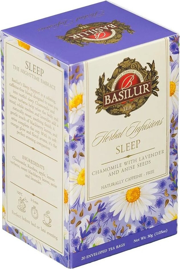 BASILUR Herbal Sleep 20× 1,5 g prebal