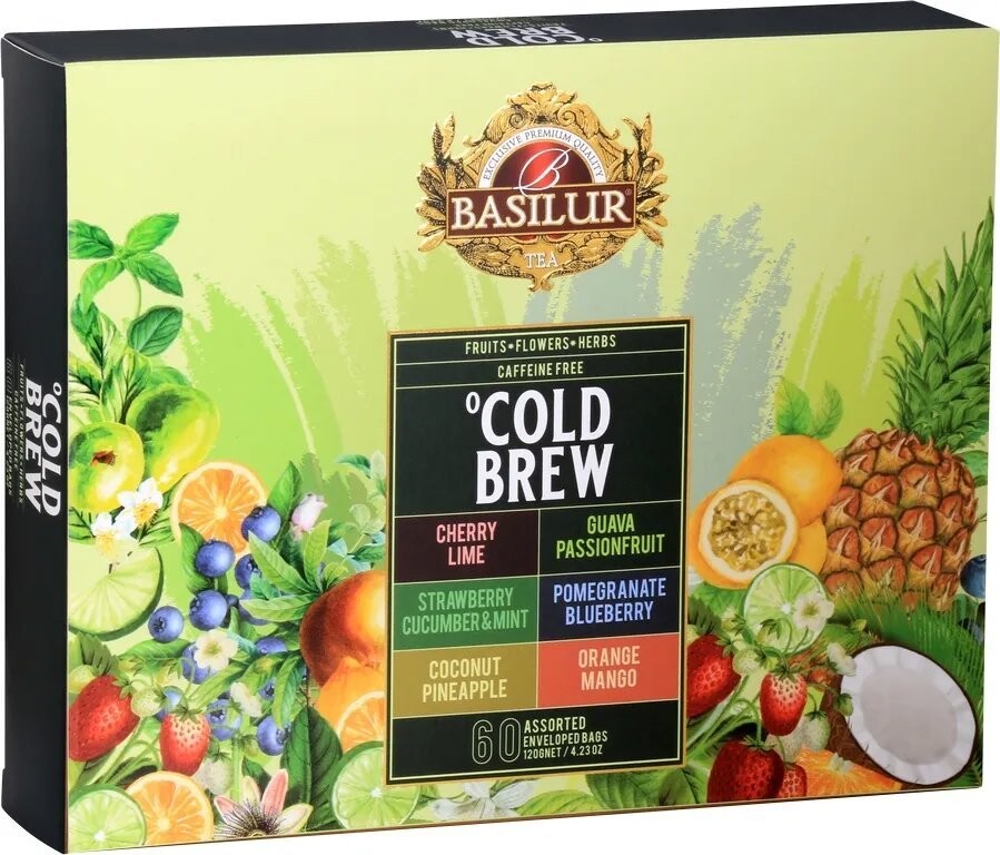 BASILUR Cold Brew Assorted papier 60× 2 g