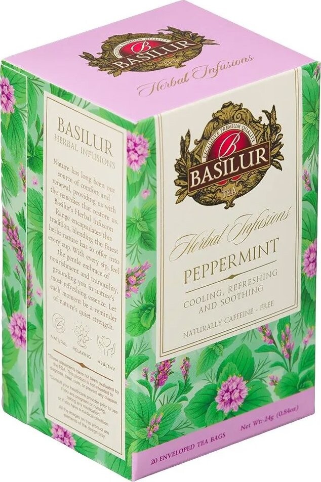 BASILUR Herbal Peppermint 20× 1,2 g prebal