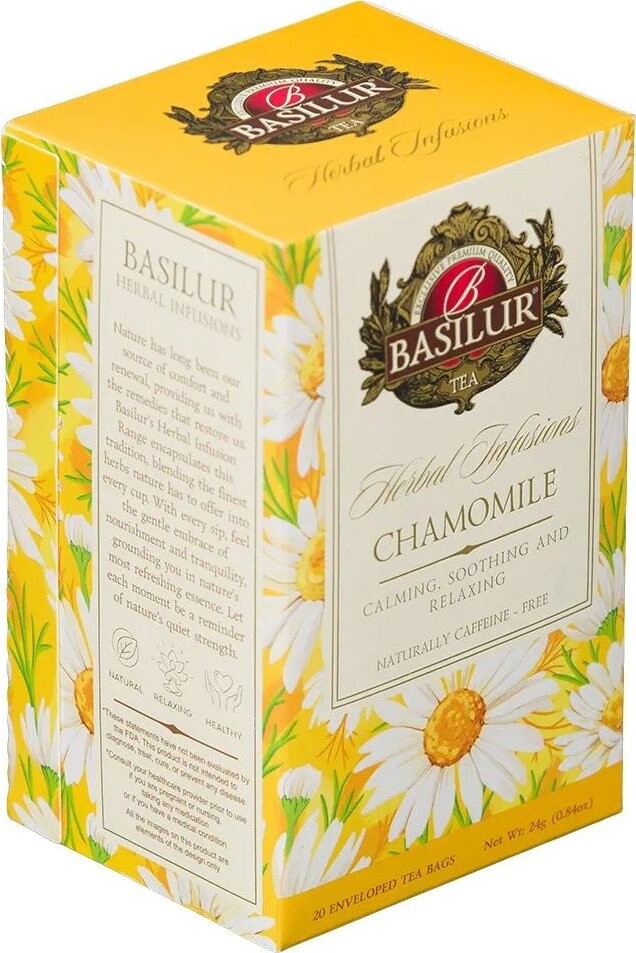 BASILUR Herbal Chamomile 20× 1,2 g prebal
