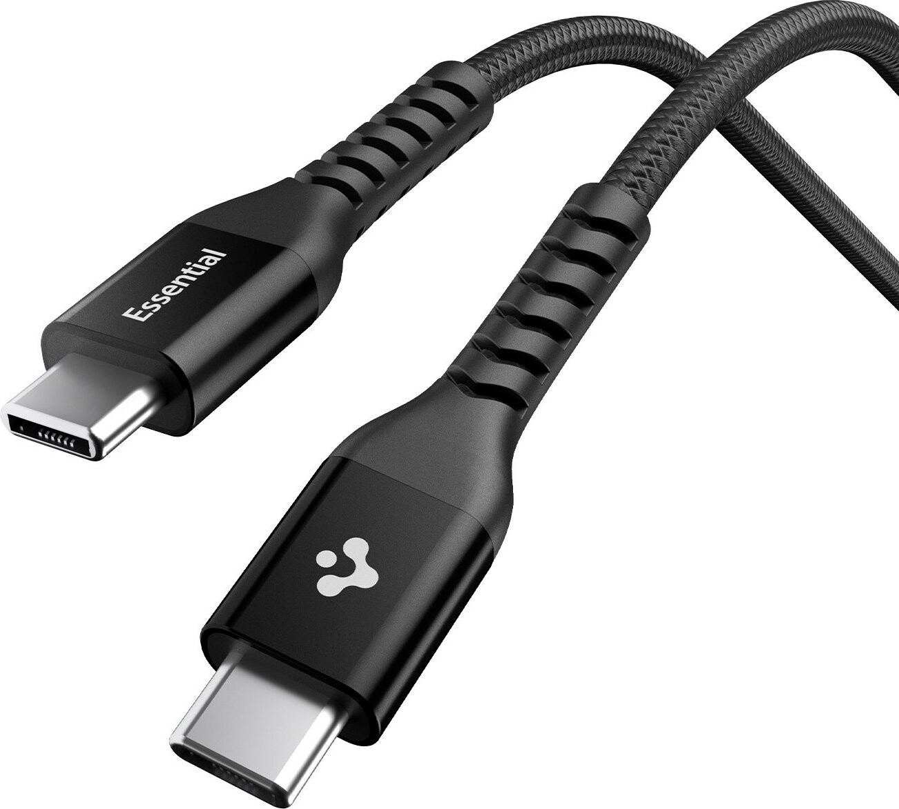 Spigen Essential USB C to USB C 100W Fabric Cable Black EB10010CCA