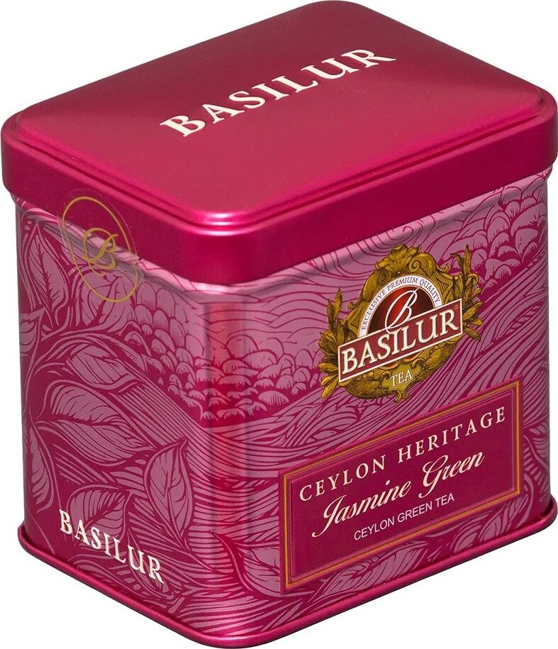 BASILUR Ceylon Heritage Jasmine Green 50 g plech